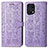 Coque Portefeuille Motif Fantaisie Livre Cuir Etui Clapet S03D pour Oppo Find X5 Pro 5G Violet