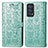 Coque Portefeuille Motif Fantaisie Livre Cuir Etui Clapet S03D pour Oppo Reno6 Pro 5G Vert