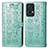 Coque Portefeuille Motif Fantaisie Livre Cuir Etui Clapet S03D pour Oppo Reno7 Pro 5G Vert