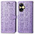 Coque Portefeuille Motif Fantaisie Livre Cuir Etui Clapet S03D pour Realme C55 Petit