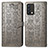 Coque Portefeuille Motif Fantaisie Livre Cuir Etui Clapet S03D pour Realme GT Master 5G Gris