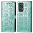 Coque Portefeuille Motif Fantaisie Livre Cuir Etui Clapet S03D pour Realme GT Neo 3T 5G Vert