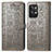 Coque Portefeuille Motif Fantaisie Livre Cuir Etui Clapet S03D pour Realme GT2 Pro 5G Gris