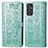 Coque Portefeuille Motif Fantaisie Livre Cuir Etui Clapet S03D pour Samsung Galaxy A05s Vert