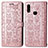 Coque Portefeuille Motif Fantaisie Livre Cuir Etui Clapet S03D pour Samsung Galaxy A10s Petit