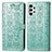 Coque Portefeuille Motif Fantaisie Livre Cuir Etui Clapet S03D pour Samsung Galaxy A13 4G Vert