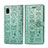 Coque Portefeuille Motif Fantaisie Livre Cuir Etui Clapet S03D pour Samsung Galaxy A20 SC-02M SCV46 Vert