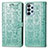 Coque Portefeuille Motif Fantaisie Livre Cuir Etui Clapet S03D pour Samsung Galaxy A23 4G Vert