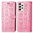 Coque Portefeuille Motif Fantaisie Livre Cuir Etui Clapet S03D pour Samsung Galaxy A33 5G Rose