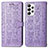 Coque Portefeuille Motif Fantaisie Livre Cuir Etui Clapet S03D pour Samsung Galaxy A33 5G Violet