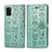 Coque Portefeuille Motif Fantaisie Livre Cuir Etui Clapet S03D pour Samsung Galaxy A41 Vert