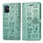 Coque Portefeuille Motif Fantaisie Livre Cuir Etui Clapet S03D pour Samsung Galaxy A51 5G Vert