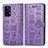 Coque Portefeuille Motif Fantaisie Livre Cuir Etui Clapet S03D pour Samsung Galaxy A52 5G Violet