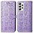 Coque Portefeuille Motif Fantaisie Livre Cuir Etui Clapet S03D pour Samsung Galaxy A53 5G Violet