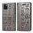 Coque Portefeuille Motif Fantaisie Livre Cuir Etui Clapet S03D pour Samsung Galaxy A81 Gris