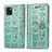 Coque Portefeuille Motif Fantaisie Livre Cuir Etui Clapet S03D pour Samsung Galaxy A81 Vert