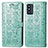 Coque Portefeuille Motif Fantaisie Livre Cuir Etui Clapet S03D pour Samsung Galaxy F52 5G Vert