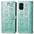 Coque Portefeuille Motif Fantaisie Livre Cuir Etui Clapet S03D pour Samsung Galaxy M31s Vert