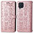 Coque Portefeuille Motif Fantaisie Livre Cuir Etui Clapet S03D pour Samsung Galaxy M32 4G Petit