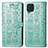 Coque Portefeuille Motif Fantaisie Livre Cuir Etui Clapet S03D pour Samsung Galaxy M32 4G Vert