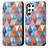 Coque Portefeuille Motif Fantaisie Livre Cuir Etui Clapet S03D pour Samsung Galaxy S22 Ultra 5G Petit