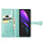 Coque Portefeuille Motif Fantaisie Livre Cuir Etui Clapet S03D pour Samsung Galaxy Z Fold3 5G Petit