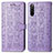 Coque Portefeuille Motif Fantaisie Livre Cuir Etui Clapet S03D pour Sony Xperia 10 III Lite Violet