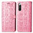 Coque Portefeuille Motif Fantaisie Livre Cuir Etui Clapet S03D pour Sony Xperia 10 IV Rose