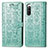 Coque Portefeuille Motif Fantaisie Livre Cuir Etui Clapet S03D pour Sony Xperia 10 IV SO-52C Vert