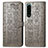 Coque Portefeuille Motif Fantaisie Livre Cuir Etui Clapet S03D pour Sony Xperia 5 IV Gris