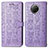 Coque Portefeuille Motif Fantaisie Livre Cuir Etui Clapet S03D pour Xiaomi Mi 10i 5G Violet