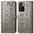 Coque Portefeuille Motif Fantaisie Livre Cuir Etui Clapet S03D pour Xiaomi Mi 11i 5G (2022) Gris