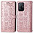 Coque Portefeuille Motif Fantaisie Livre Cuir Etui Clapet S03D pour Xiaomi Mi 11T 5G Or Rose