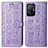 Coque Portefeuille Motif Fantaisie Livre Cuir Etui Clapet S03D pour Xiaomi Mi 11T 5G Violet