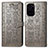 Coque Portefeuille Motif Fantaisie Livre Cuir Etui Clapet S03D pour Xiaomi Mi 11X 5G Gris