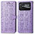 Coque Portefeuille Motif Fantaisie Livre Cuir Etui Clapet S03D pour Xiaomi Poco C40 Violet