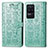 Coque Portefeuille Motif Fantaisie Livre Cuir Etui Clapet S03D pour Xiaomi Poco F4 5G Vert