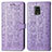 Coque Portefeuille Motif Fantaisie Livre Cuir Etui Clapet S03D pour Xiaomi Poco M2 Pro Violet