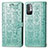 Coque Portefeuille Motif Fantaisie Livre Cuir Etui Clapet S03D pour Xiaomi POCO M3 Pro 5G Vert