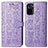 Coque Portefeuille Motif Fantaisie Livre Cuir Etui Clapet S03D pour Xiaomi Poco M5S Violet