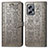 Coque Portefeuille Motif Fantaisie Livre Cuir Etui Clapet S03D pour Xiaomi Poco X4 GT 5G Gris