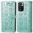 Coque Portefeuille Motif Fantaisie Livre Cuir Etui Clapet S03D pour Xiaomi Poco X4 NFC Vert