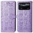 Coque Portefeuille Motif Fantaisie Livre Cuir Etui Clapet S03D pour Xiaomi Poco X4 Pro 5G Violet