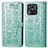 Coque Portefeuille Motif Fantaisie Livre Cuir Etui Clapet S03D pour Xiaomi Redmi 10 India Vert