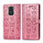 Coque Portefeuille Motif Fantaisie Livre Cuir Etui Clapet S03D pour Xiaomi Redmi 10X 4G Rose