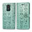 Coque Portefeuille Motif Fantaisie Livre Cuir Etui Clapet S03D pour Xiaomi Redmi 10X 4G Vert