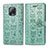 Coque Portefeuille Motif Fantaisie Livre Cuir Etui Clapet S03D pour Xiaomi Redmi 10X 5G Vert