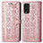 Coque Portefeuille Motif Fantaisie Livre Cuir Etui Clapet S03D pour Xiaomi Redmi 9 Power Rose