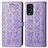 Coque Portefeuille Motif Fantaisie Livre Cuir Etui Clapet S03D pour Xiaomi Redmi 9 Power Violet