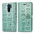 Coque Portefeuille Motif Fantaisie Livre Cuir Etui Clapet S03D pour Xiaomi Redmi 9 Prime India Vert